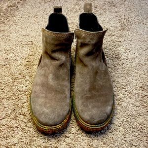 Josef Siebel Women Marta 03 Taupe Suede Leather Chelsea Boots Size 8/9